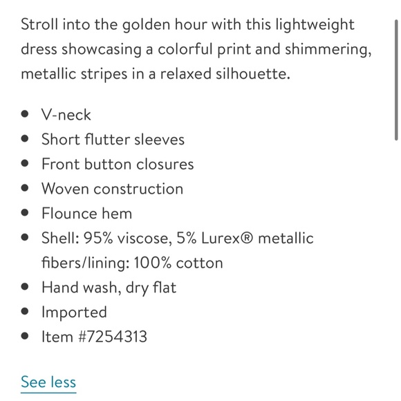 Raga Sunset Flutter Sleeve Dress - Picture 7 of 7